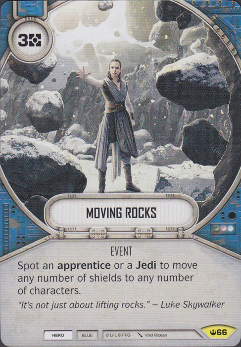 Moving Rocks (SOH) Uncommon Star Wars Destiny Fantasy Flight Games   