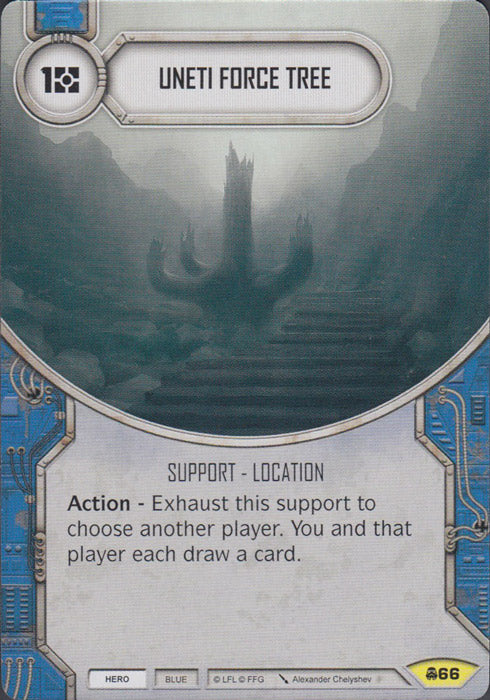 Uneti Force Tree (CONV) Uncommon Star Wars Destiny Fantasy Flight Games   