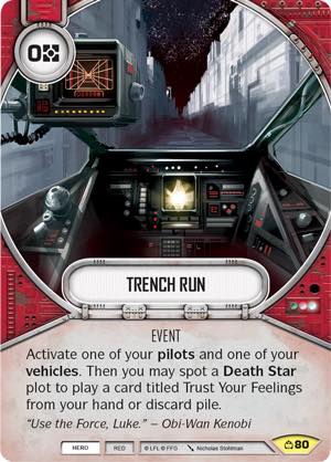 Trench Run (CM) Uncommon Star Wars Destiny Fantasy Flight Games   
