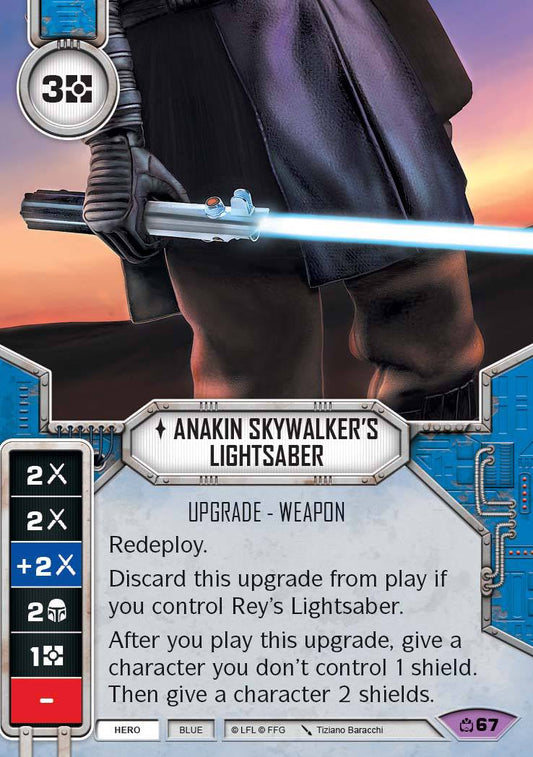Anakin Skywalker's Lightsaber (CM) Legendary Star Wars Destiny Fantasy Flight Games   