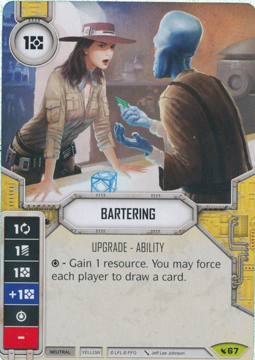 Bartering (LEG) Rare Star Wars Destiny Fantasy Flight Games   
