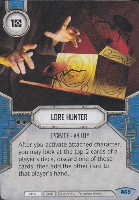 Lore Hunter (CONV) Common Star Wars Destiny Fantasy Flight Games   
