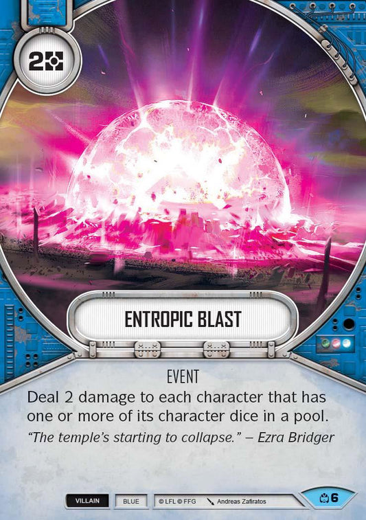 Entropic Blast (CM) Common Star Wars Destiny Fantasy Flight Games   