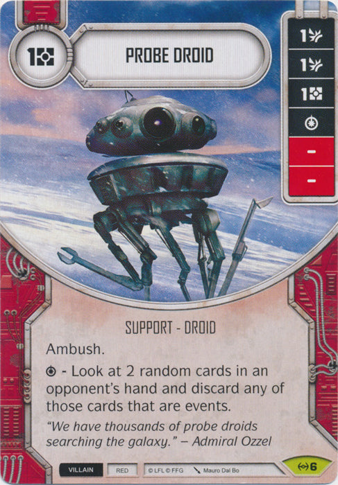 Probe Droid (EAW) Rare Star Wars Destiny Fantasy Flight Games   