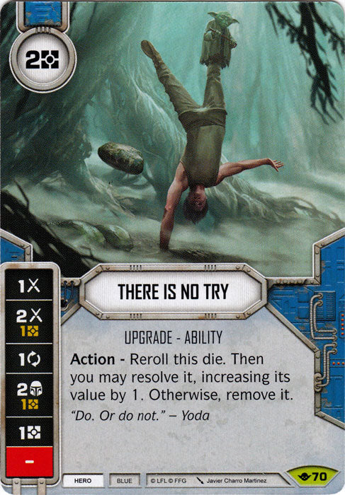 There is No Try (WotF) Rare Star Wars Destiny Fantasy Flight Games   
