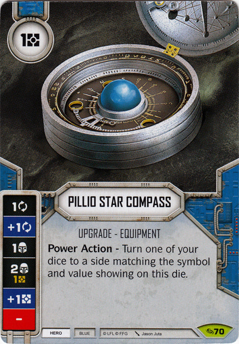 Pillio Star Compass (ATG) Rare Star Wars Destiny Fantasy Flight Games   