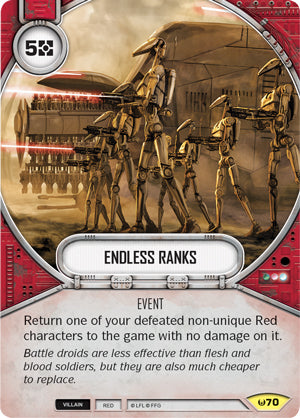 Endless Ranks (AWK) Uncommon Star Wars Destiny Fantasy Flight Games   