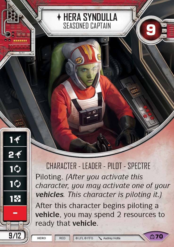 Hera Syndulla - Seasoned Captain (CM) Legendary Star Wars Destiny Fantasy Flight Games   
