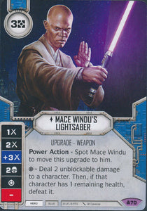 Star Wars Destiny Mace Windu's Lightsaber (CONV) Legendary