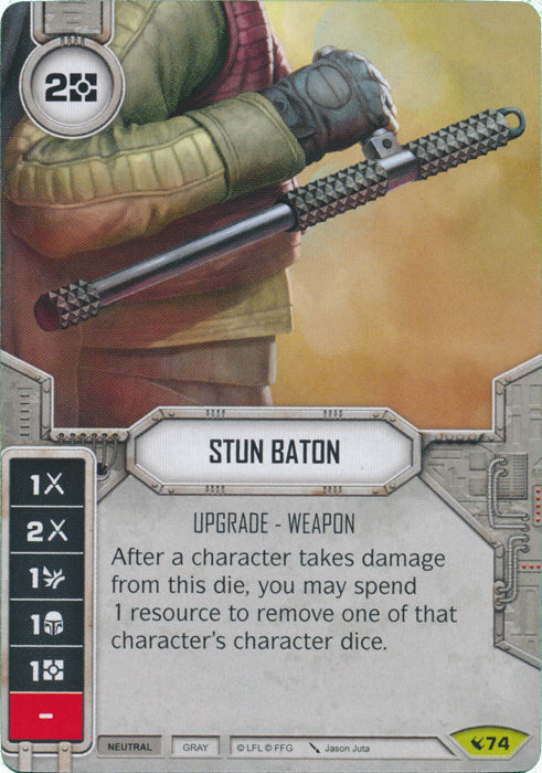 Stun Baton (LEG) Rare Star Wars Destiny Fantasy Flight Games   