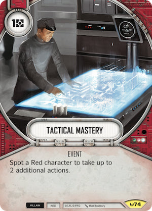 Tactical Mastery (AWK) Uncommon Star Wars Destiny Fantasy Flight Games   