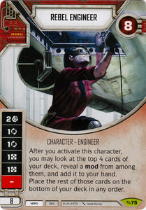 Star Wars Destiny Rebel Engineer (ATG) Rare