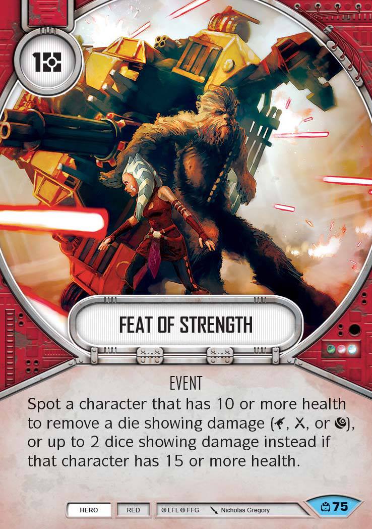 Feat of Strength (CM) Common Star Wars Destiny Fantasy Flight Games   