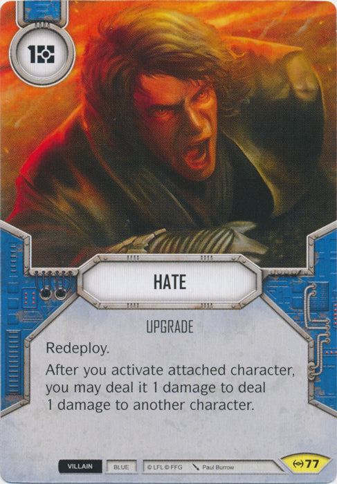 Star Wars Destiny Hate (EAW) Uncommon