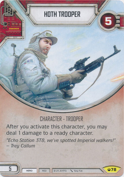 Hoth Trooper (SOH) Uncommon Star Wars Destiny Fantasy Flight Games   