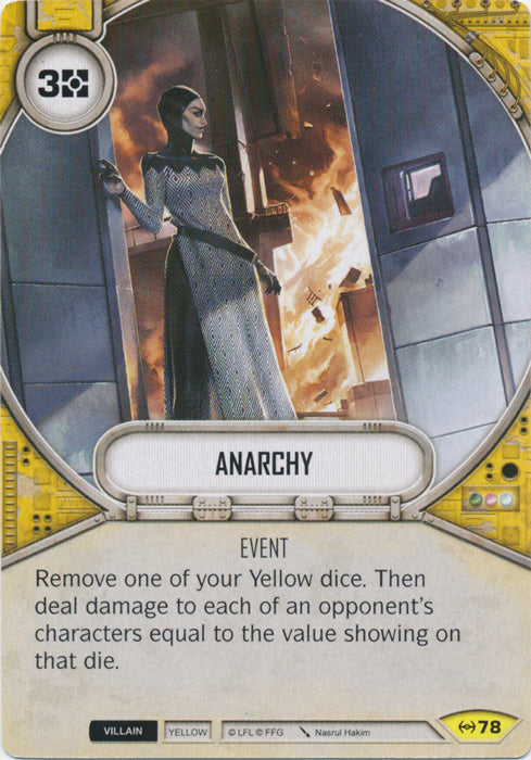 Anarchy (EAW) Uncommon Star Wars Destiny Fantasy Flight Games   