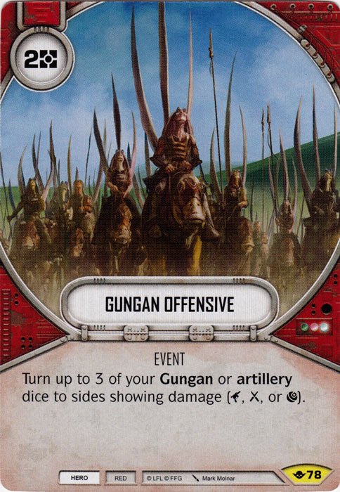 Gungan Offensive (WotF) Uncommon Star Wars Destiny Fantasy Flight Games   