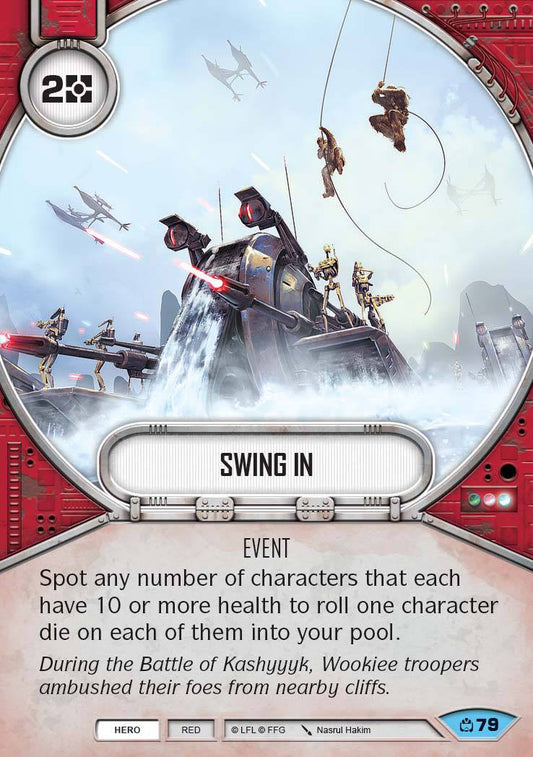 Swing In (CM) Common Star Wars Destiny Fantasy Flight Games   