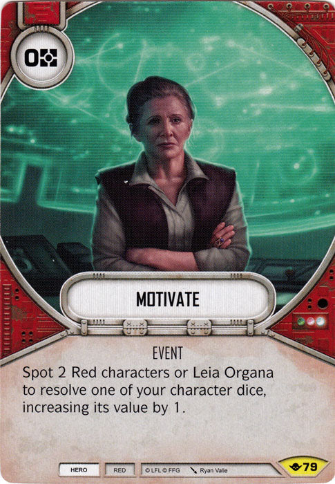 Motivate (WotF) Uncommon Star Wars Destiny Fantasy Flight Games   