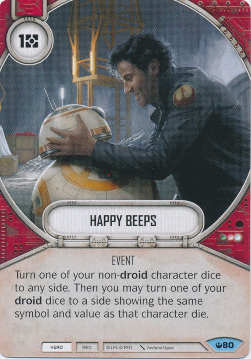 Happy Beeps (SOH) Common Star Wars Destiny Fantasy Flight Games   