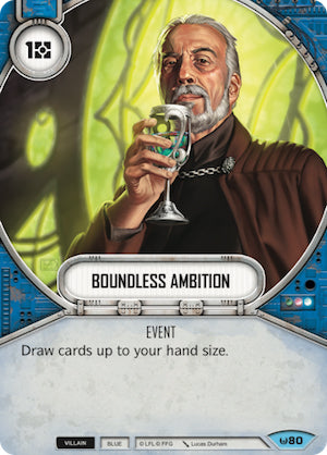 Boundless Ambition (AWK) Common Star Wars Destiny Fantasy Flight Games   