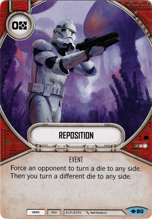 Reposition (WOTF) Common Star Wars Destiny Fantasy Flight Games   