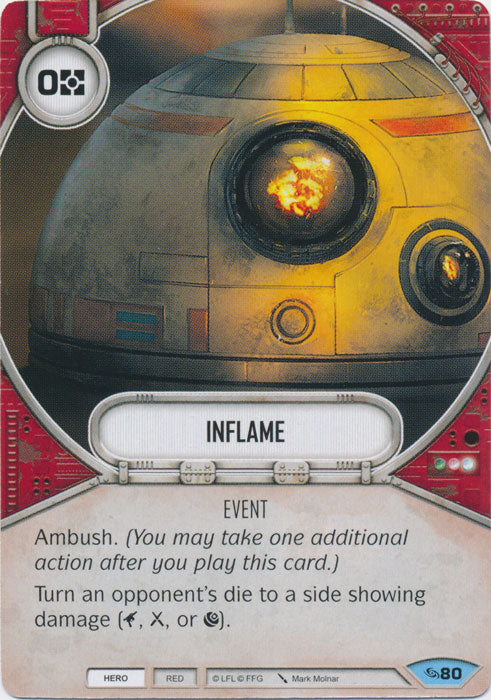 Inflame (ATG) Common Star Wars Destiny Fantasy Flight Games   