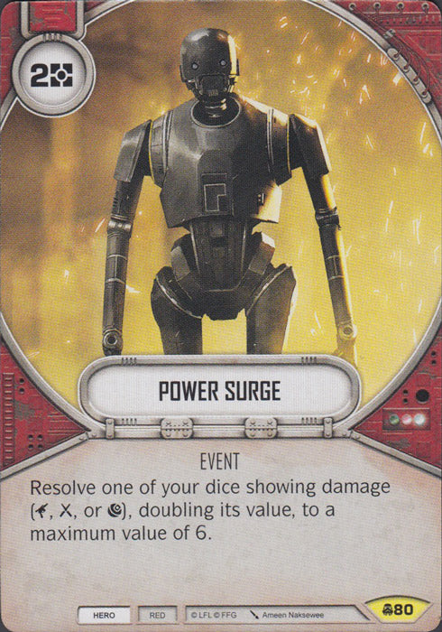 Power Surge (CONV) Uncommon Star Wars Destiny Fantasy Flight Games   