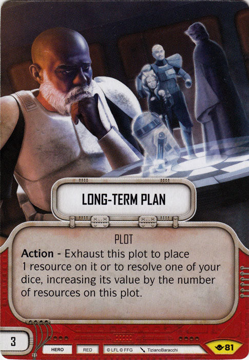Long-Term Plan (WotF) Uncommon Star Wars Destiny Fantasy Flight Games   