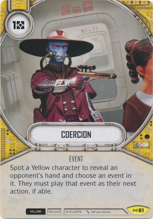 Coercion (EAW) Uncommon Star Wars Destiny Fantasy Flight Games   