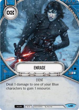 Star Wars Destiny Enrage (AWK) Common