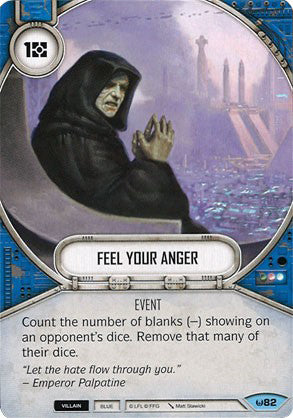 Feel Your Anger (AWK) Common Star Wars Destiny Fantasy Flight Games   