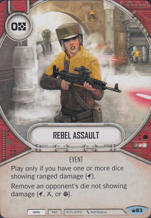 Rebel Assault (SOH) Common Star Wars Destiny Fantasy Flight Games   