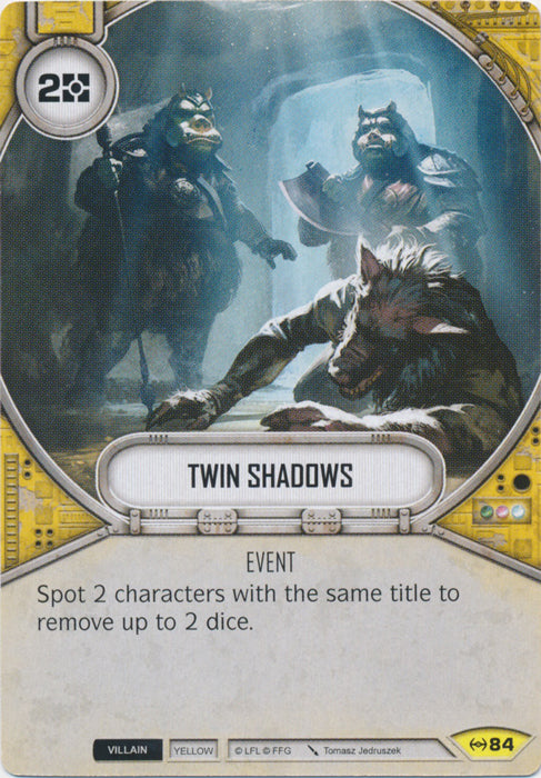 Twin Shadows (EAW) Uncommon Star Wars Destiny Fantasy Flight Games   