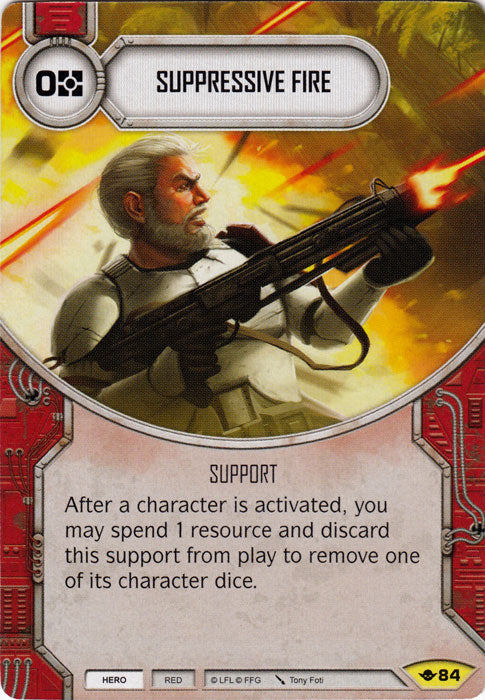 Suppressive Fire (WotF) Uncommon Star Wars Destiny Fantasy Flight Games   