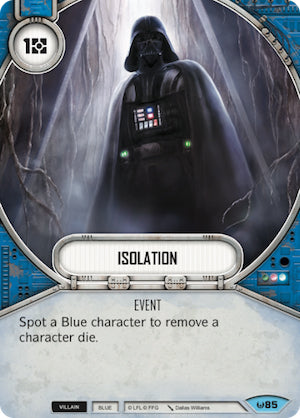 Isolation (AWK) Common Star Wars Destiny Fantasy Flight Games   