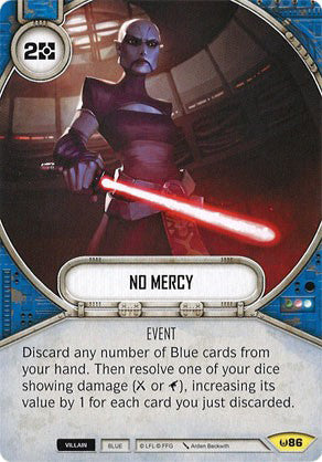 No Mercy (AWK) Uncommon Star Wars Destiny Fantasy Flight Games   