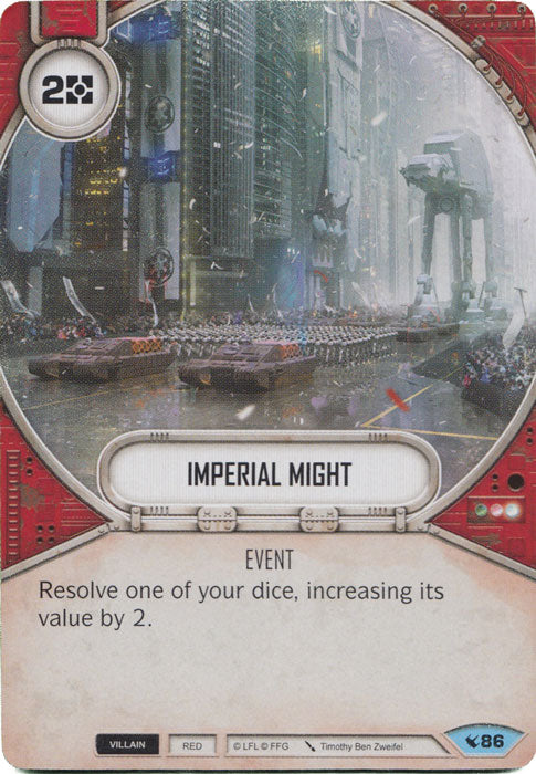 Imperial Might (LEG) Common Star Wars Destiny Fantasy Flight Games   