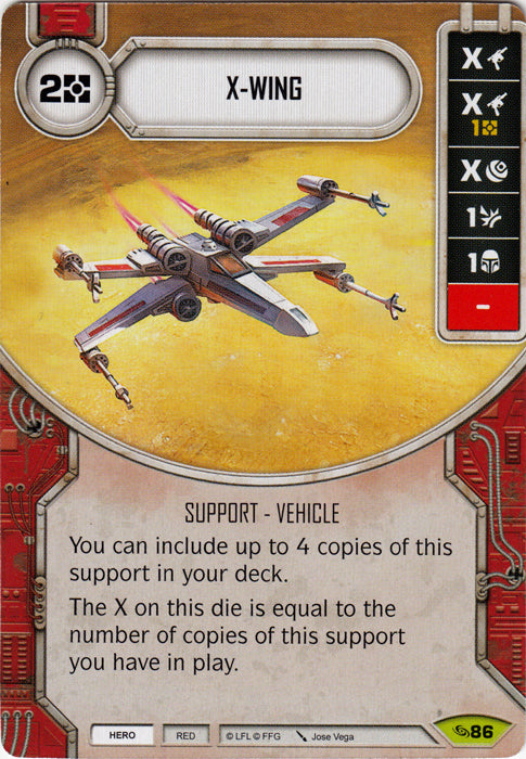 X-Wing (ATG) Rare Star Wars Destiny Fantasy Flight Games   