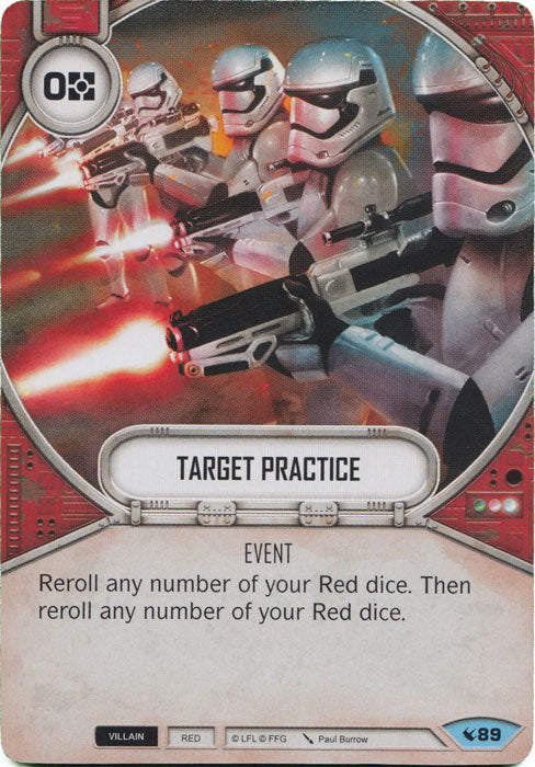 Target Practice (LEG) Common Star Wars Destiny Fantasy Flight Games   