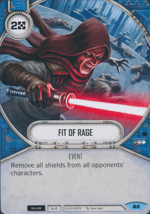 Fit of Rage (CONV) Common Star Wars Destiny Fantasy Flight Games   