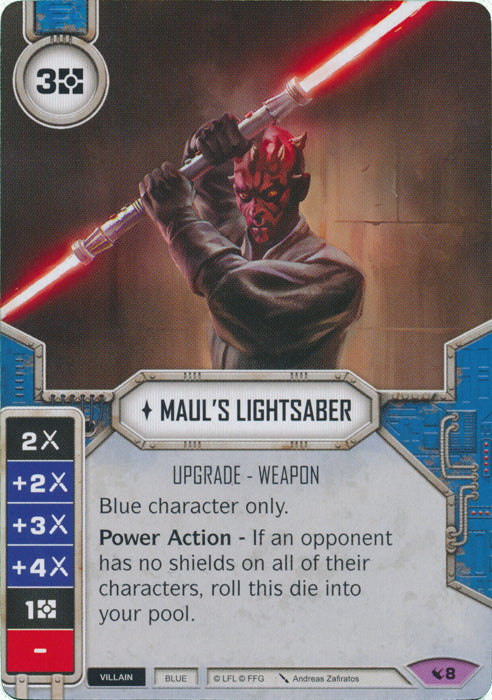 Maul's Lightsaber (LEG) Legendary Star Wars Destiny Fantasy Flight Games   