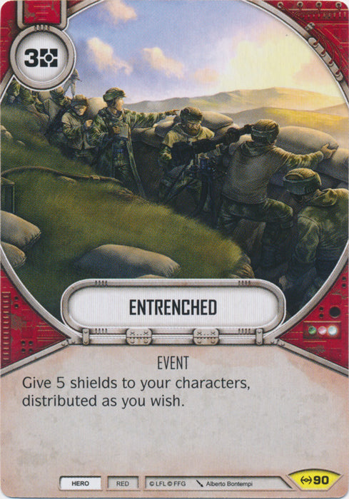 Entrenched (EAW) Uncommon Star Wars Destiny Fantasy Flight Games   