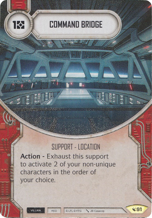 Command Bridge (LEG) Uncommon Star Wars Destiny Fantasy Flight Games   