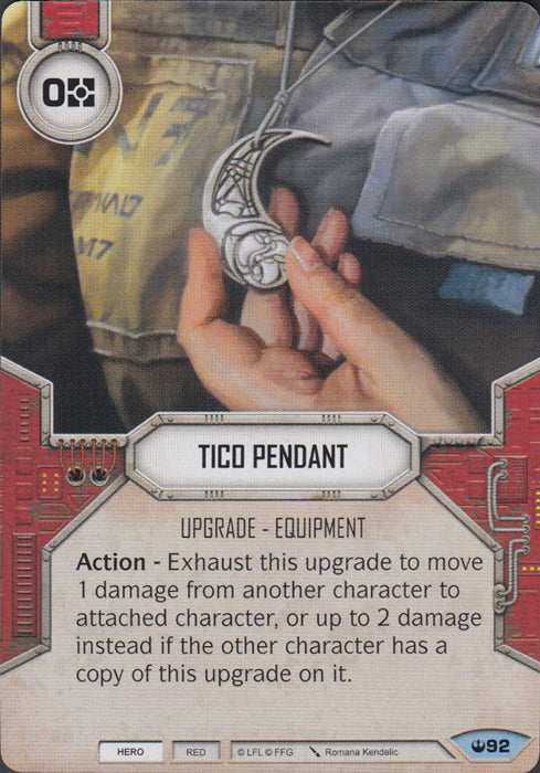 Tico Pendant (SOH) Common Star Wars Destiny Fantasy Flight Games   