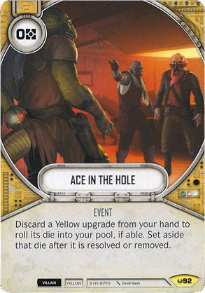 Ace in the Hole (AWK) Uncommon Star Wars Destiny Fantasy Flight Games   