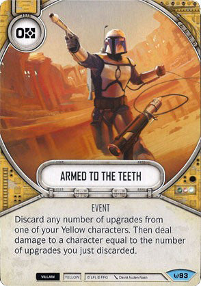 Armed to the Teeth (AWK) Common Star Wars Destiny Fantasy Flight Games   