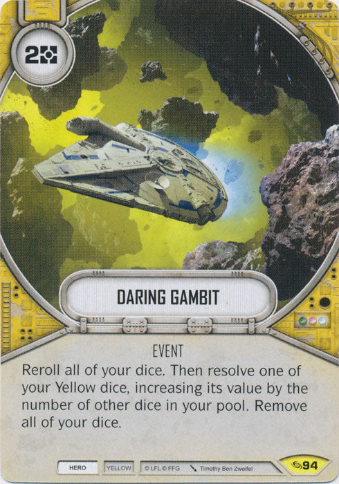 Daring Gambit (ATG) Uncommon Star Wars Destiny Fantasy Flight Games   