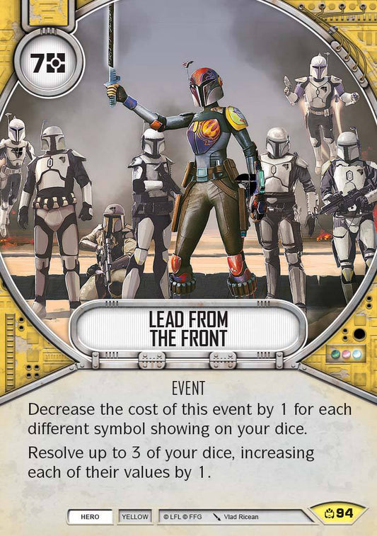 Lead From The Front (CM) Uncommon Star Wars Destiny Fantasy Flight Games   