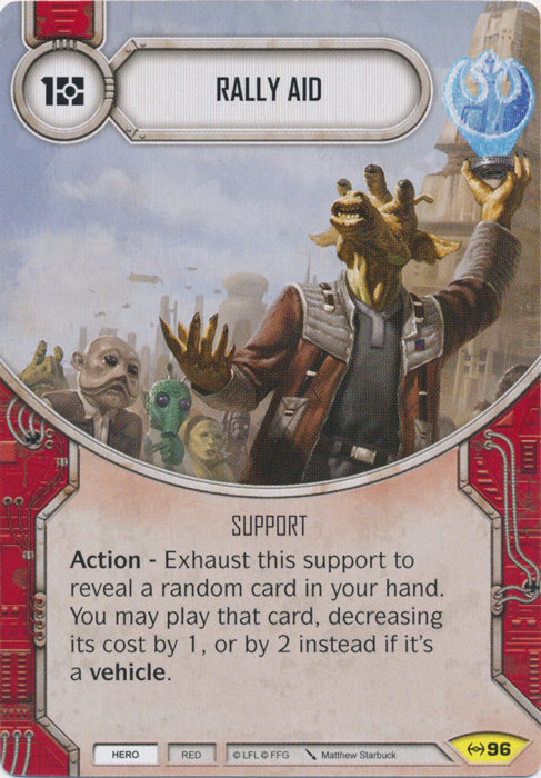 Rally Aid (EAW) Uncommon Star Wars Destiny Fantasy Flight Games   